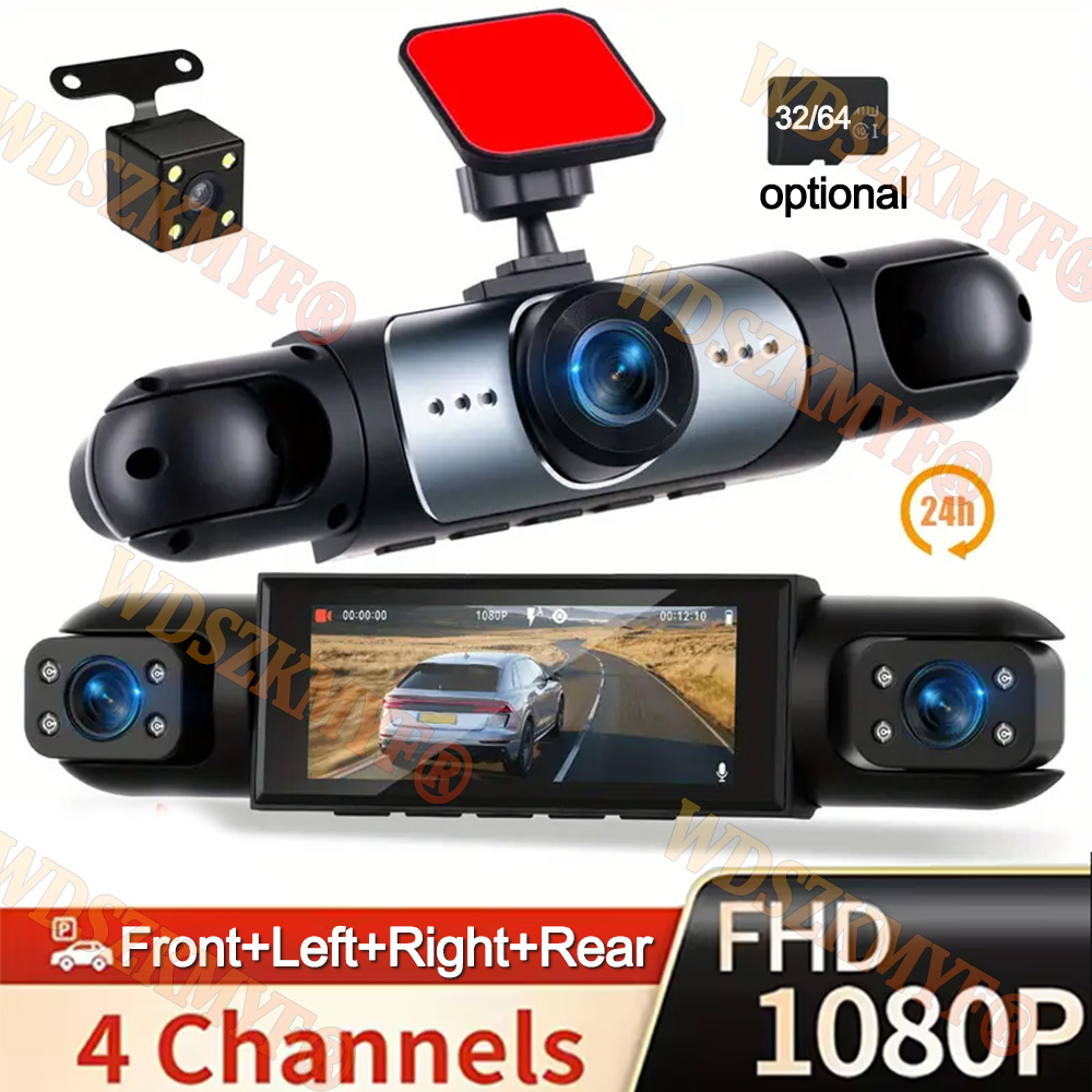 Panoramic Dash Cam 360 - 360 ° Автомобильная камера 3/4 объектива