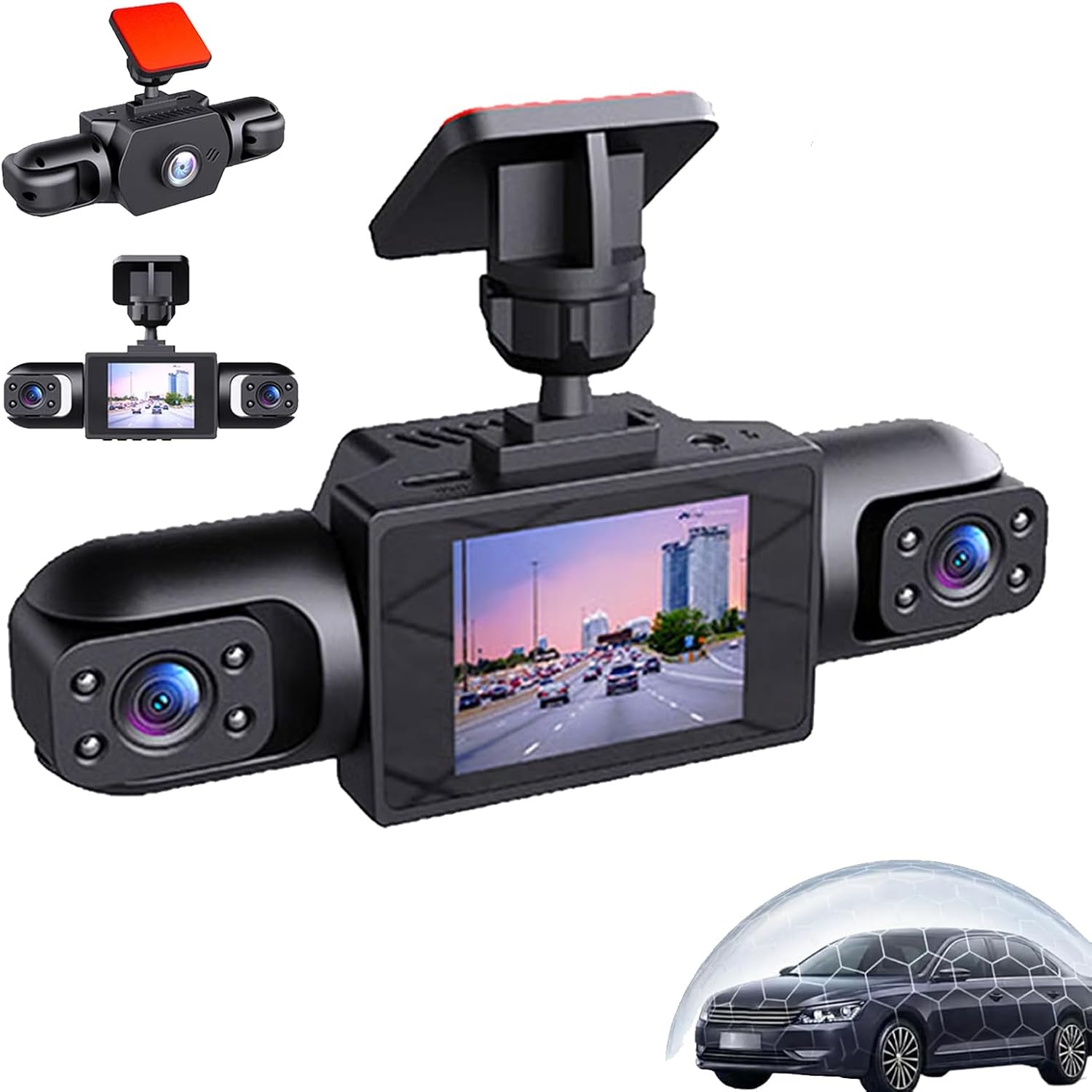Panoramic Dash Cam 360 - Универсальный панорамный видеорегистратор 360° 1080P с