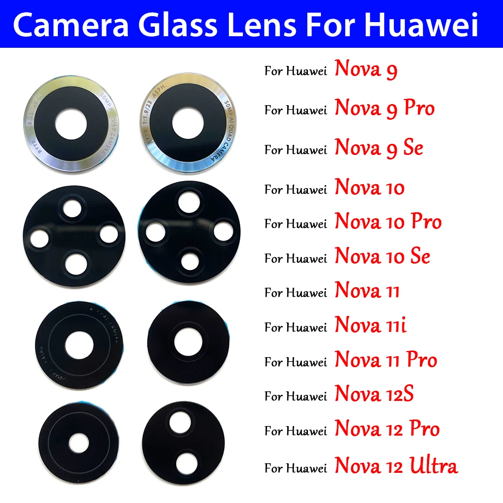 Huawei Nova 12 - Стеклянная крышка объектива задней камеры с