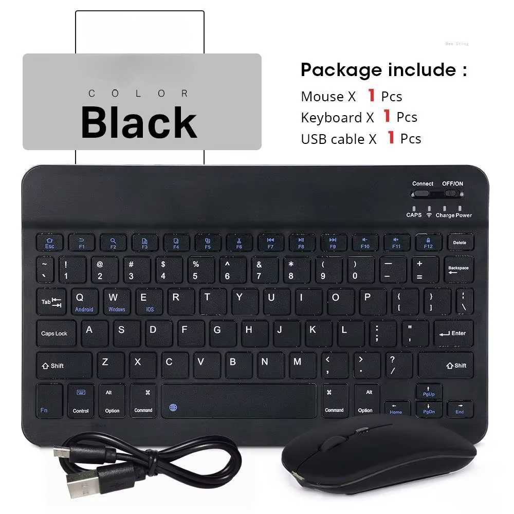 Wireless Keyboard Mini - Ивритская Bluetooth-клавиатура 10 дюймов для iPad