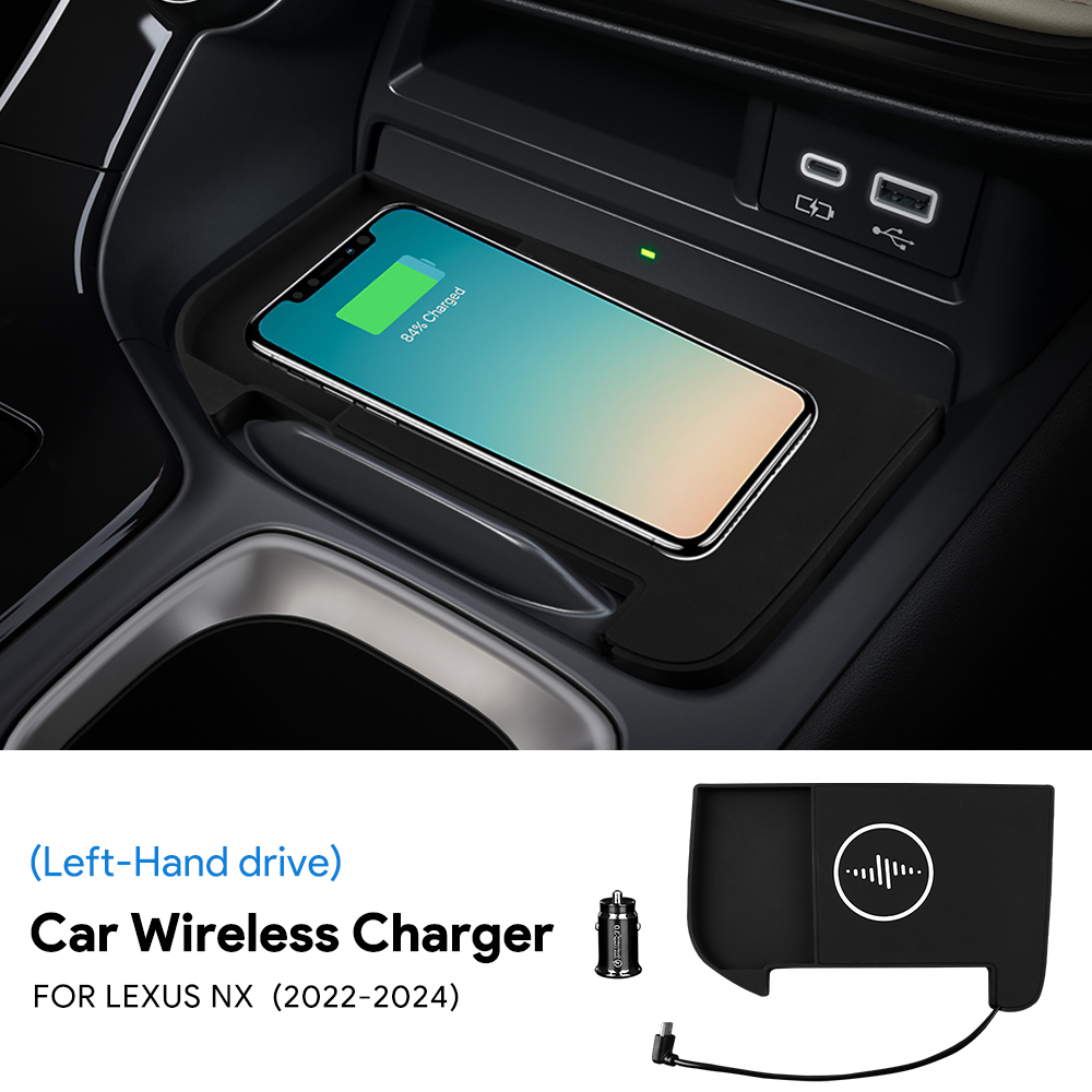 Wireless Phone Charger Pad - Для Lexus NX 2022-2026 350H NX350H