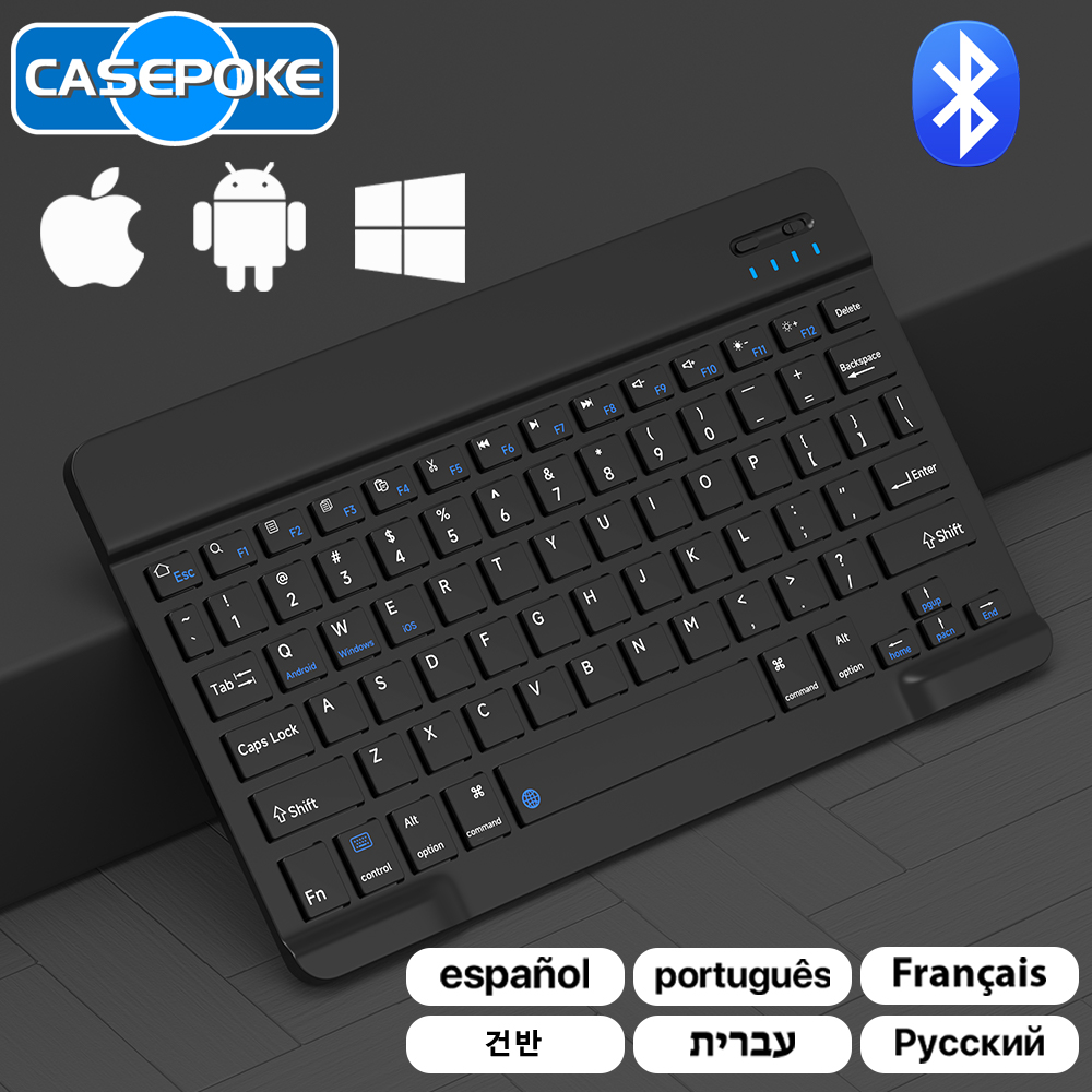 Wireless Keyboard Mini - CASEPOKE для iPad Xiaomi Samsung Huawei