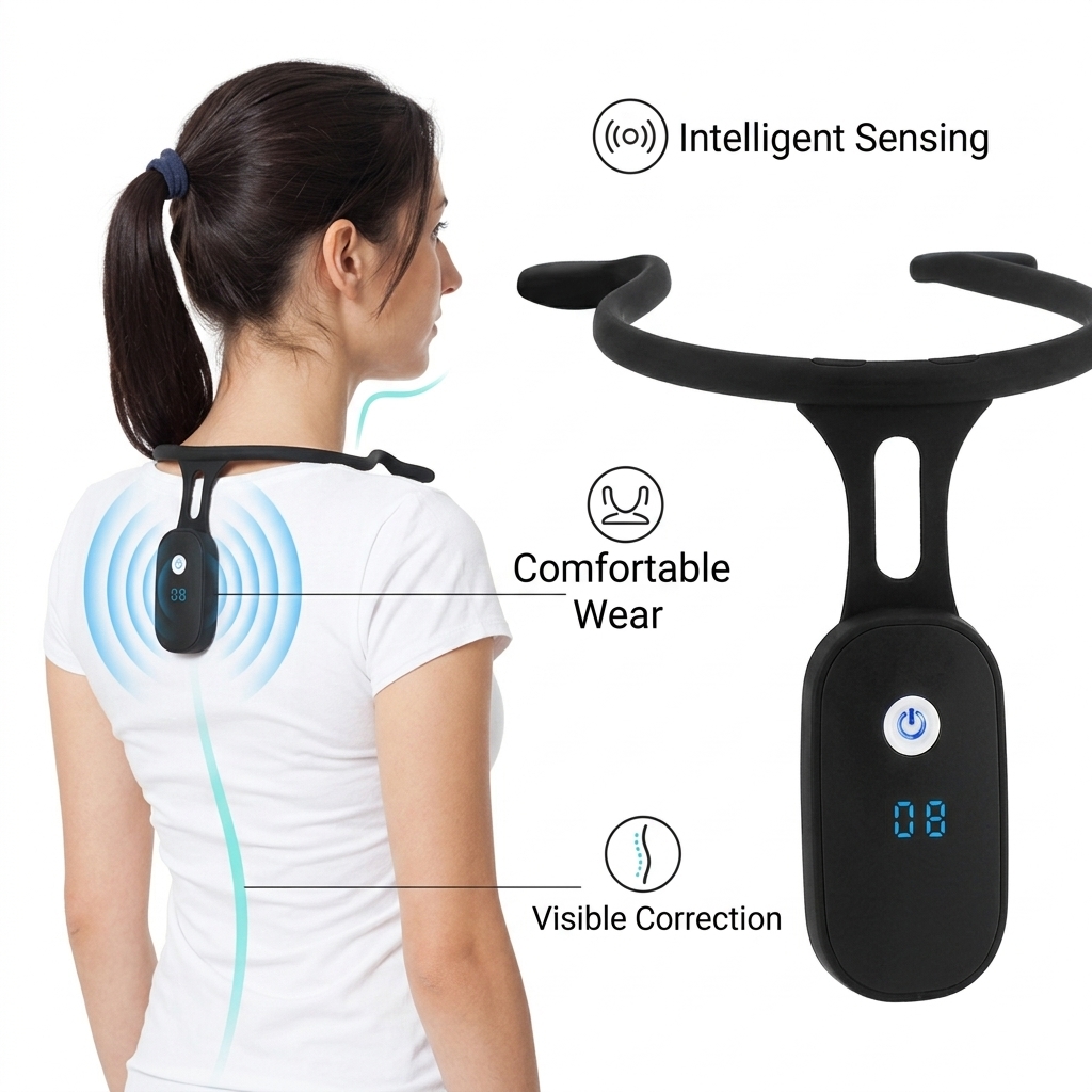 Корректор осанки с ЖК-дисплеем – обзор и цена Smart Posture Sensor