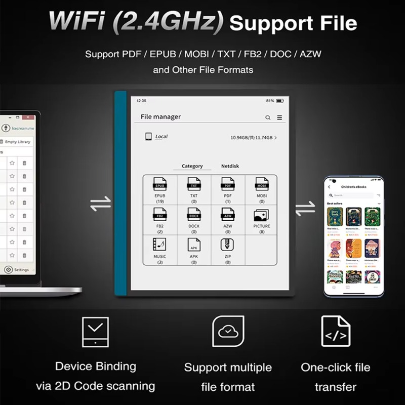 10,3-дюймовый планшет E-Ink с  – обзор и цена E-Ink Tablet Reader