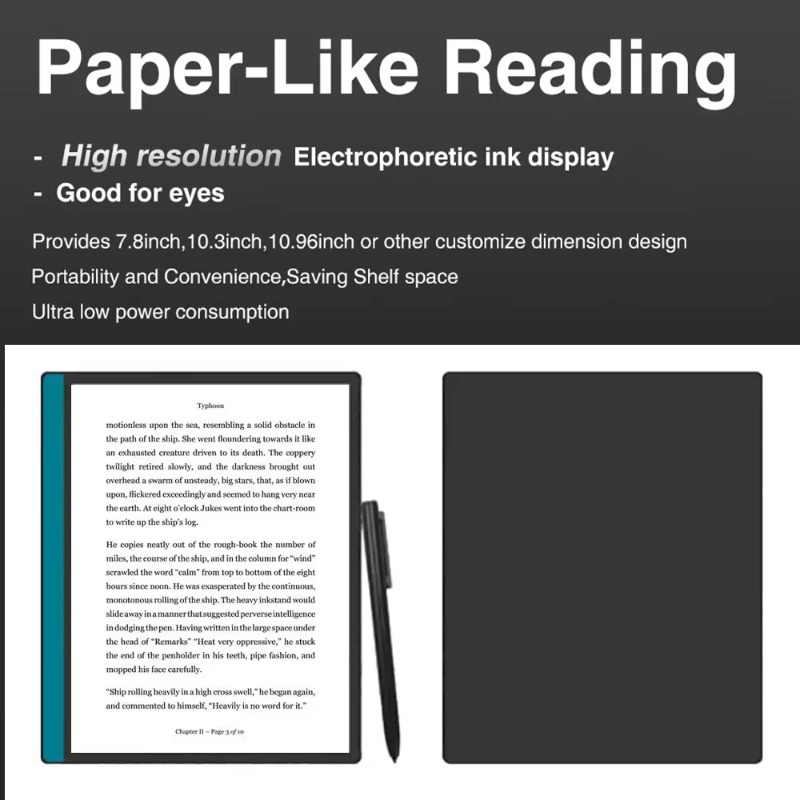 10,3-дюймовый планшет E-Ink с  – обзор и цена E-Ink Tablet Reader