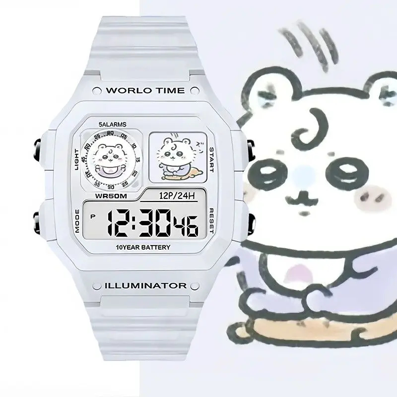 Цифровые часы Kawaii Chiikawa  – обзор и цена Electronics In Japan